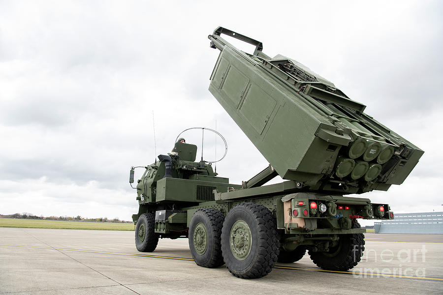 High Mobility Artillery Rocket System Photograph by U.s. Air Force Photo By Master Sgt. Roidan Carlson, Us Department Of Defense/science Photo Library