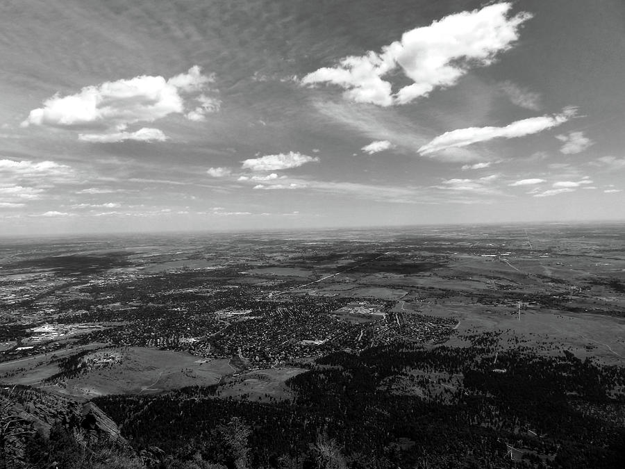 High over Boulder, Co. Photograph by Thomas Samida