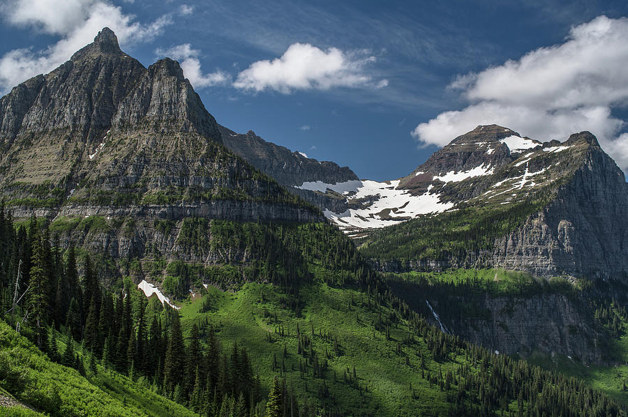 Glacier National Park Photograph - High Peaks of Glacier by Greg Nyquist