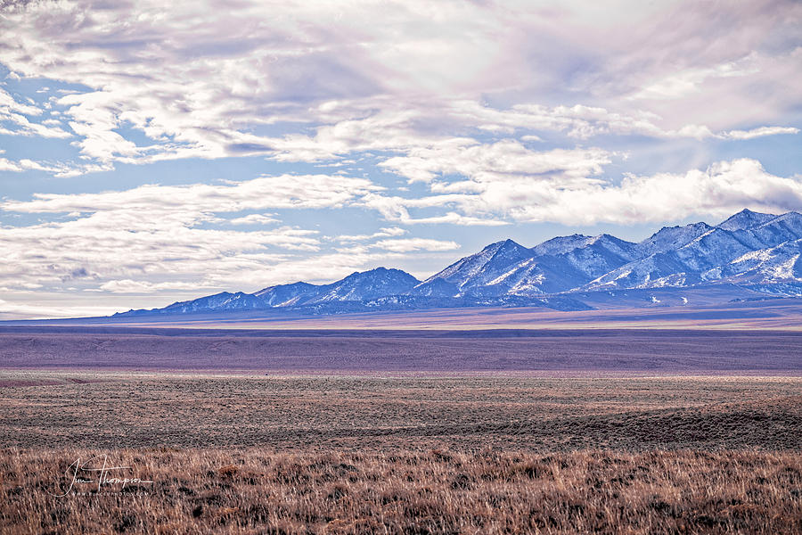 High Plains and Majestic Mountains Photograph by Jim Thompson
