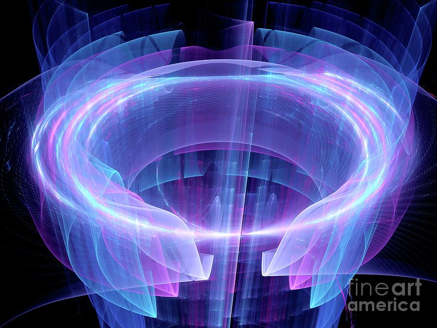 Abstract Photograph - High Power Energy Field by Sakkmesterke/science Photo Library