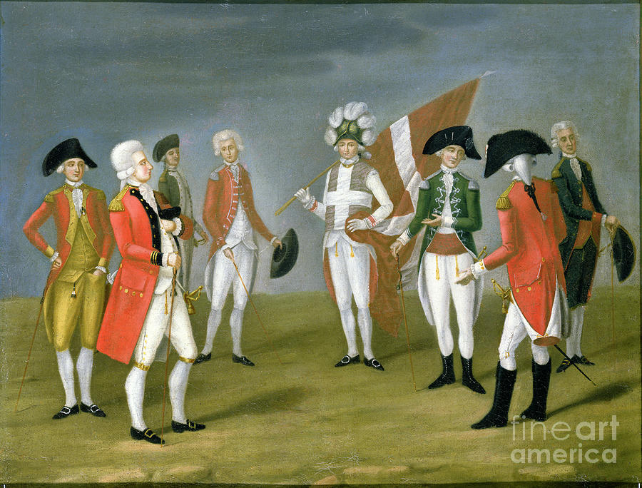 High Ranking Military Officers Of Malta Painting by Antoine De Favray High Ranking Military Officers Of Malta Painting by Antoine De Favray