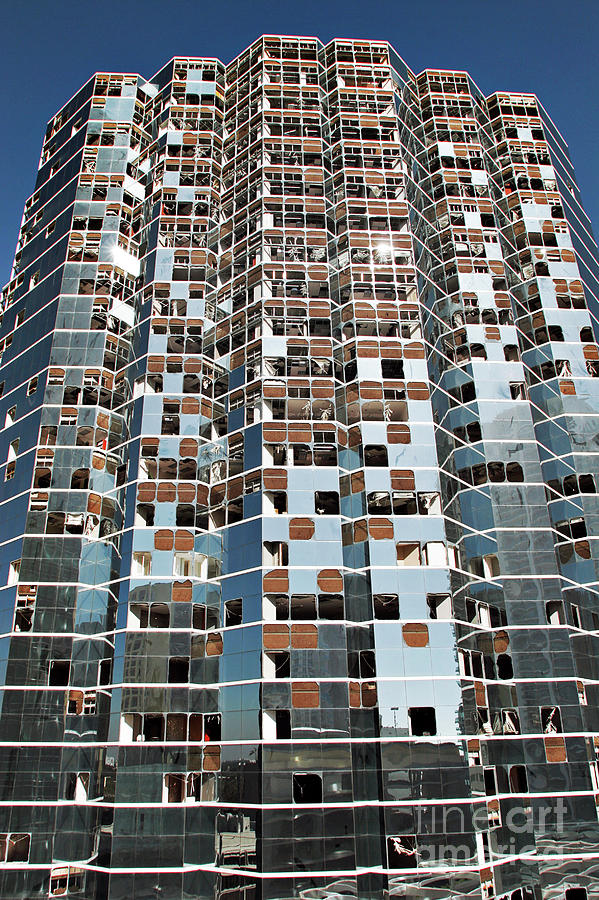 High Rise Building Damaged By Hurricane Wilma Photograph by Jeffrey Greenberg/uig/science Photo Library