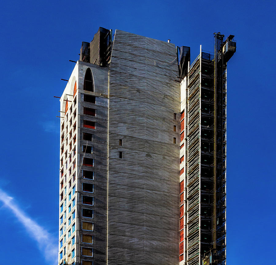 High Rise Under Construction Photograph by Robert Ullmann