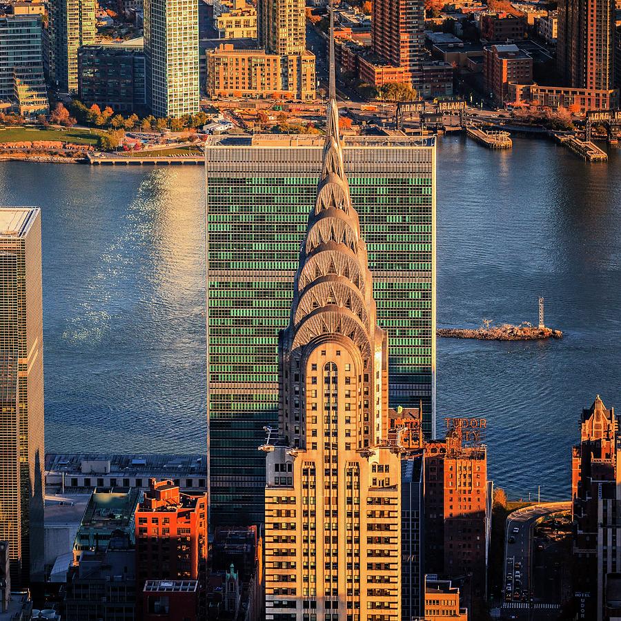 High-rises With Chrysler Bldg, Nyc Digital Art by Antonino Bartuccio ...