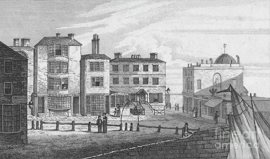 High Street & Garners Library Drawing by Print Collector