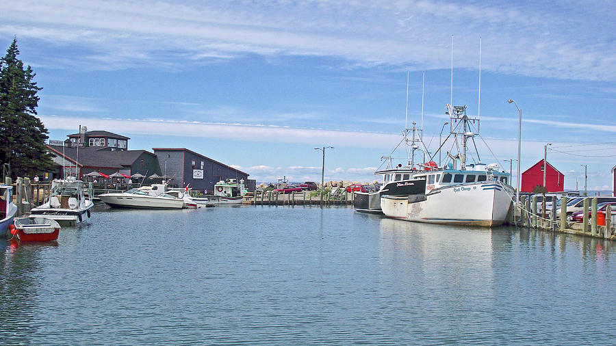 High Tide in Halls Harbour, Nova Scotia, Canada Photograph by Ruth Hager