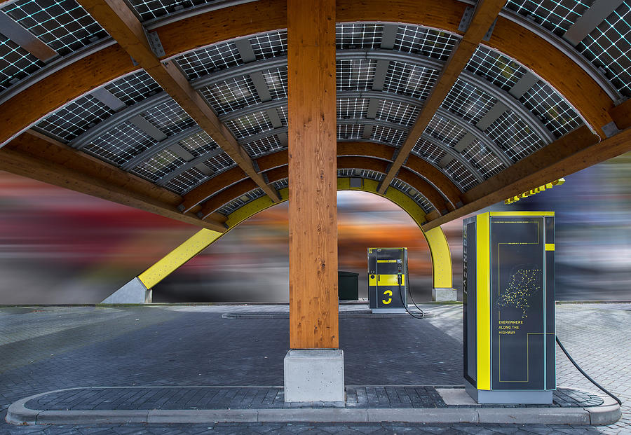 Station Photograph - High Way Loading Station by Theo Luycx