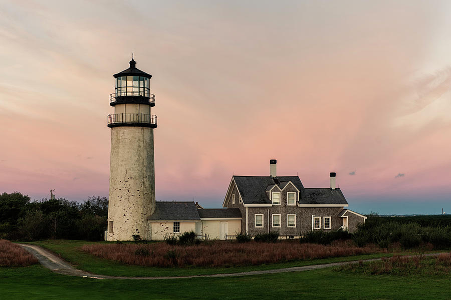 Highland Lighthouse Sunrise - 5428 Photograph by Jean-Pierre Ducondi