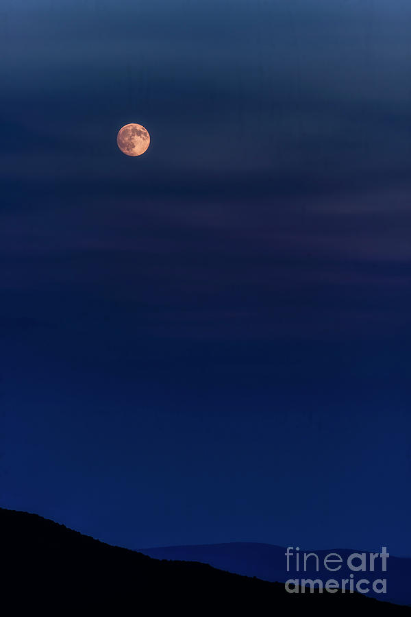 Highland Moon and Ridges Photograph by Thomas R Fletcher