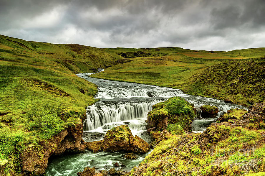 Iceland Highland Valley Photograph by M G Whittingham