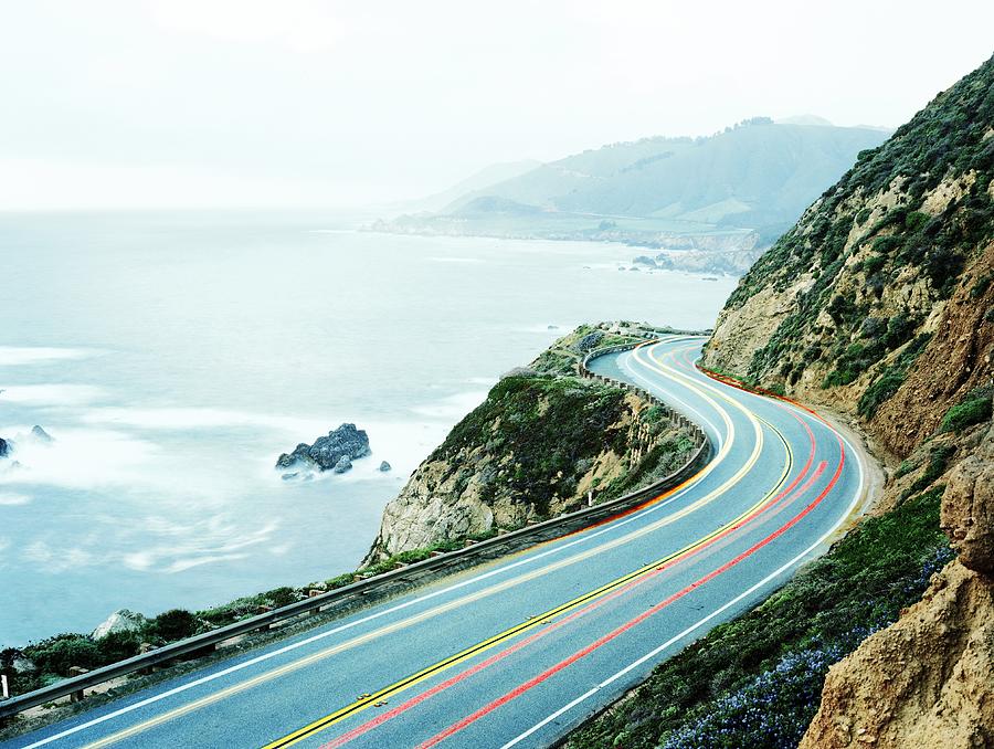 Highway 1, Big Sur, California Digital Art by Giovanni Simeone