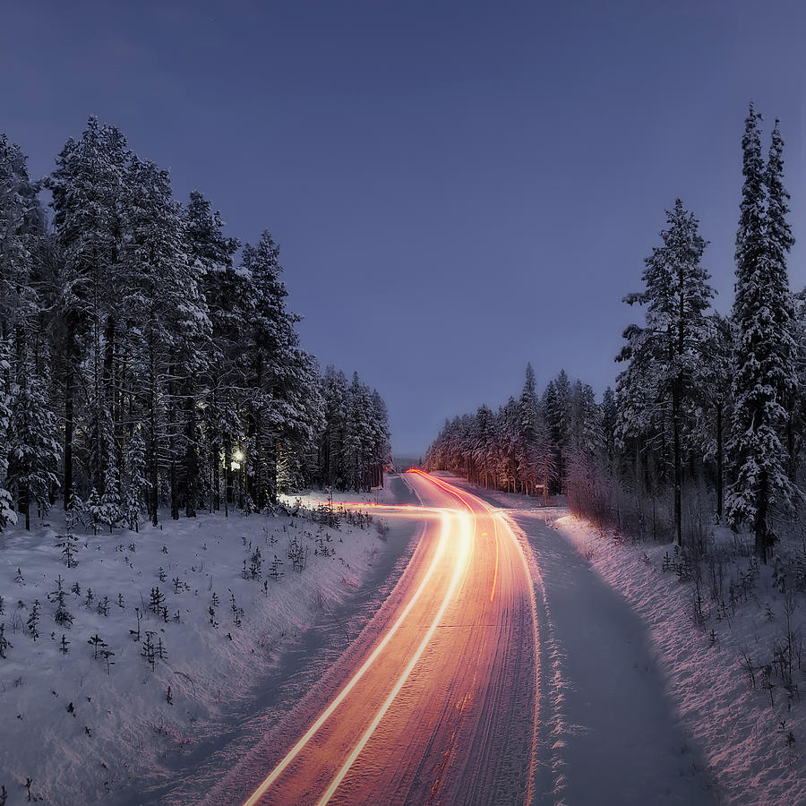 Highway In Finland Photograph by Lt Photo