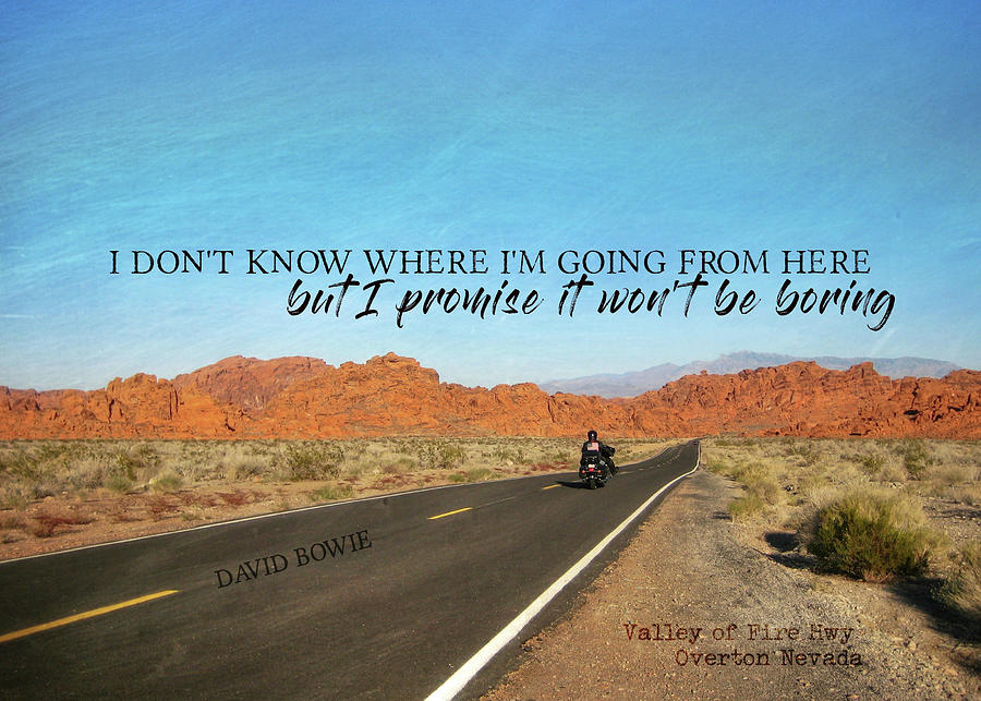 HIGHWAY JOURNEY quote Photograph by JAMART Photography