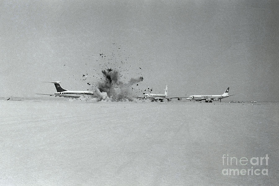 Hijackers Destroying Airplanes Photograph by Bettmann