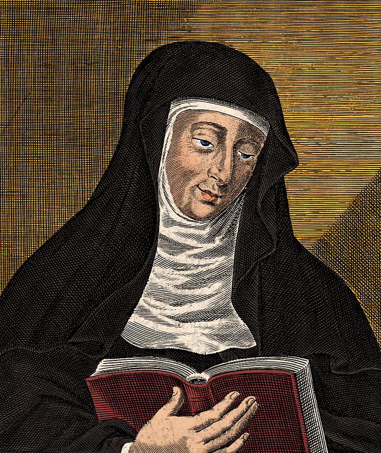 Hildegard Of Bingen, German Polymath Photograph by Science Source