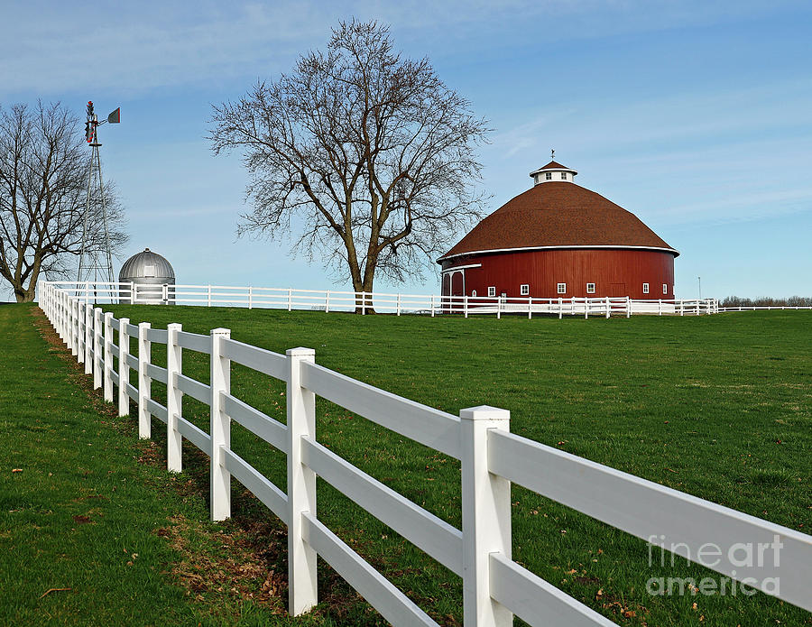 Hileman Round Barn 2 Indiana Photograph By Steve Gass