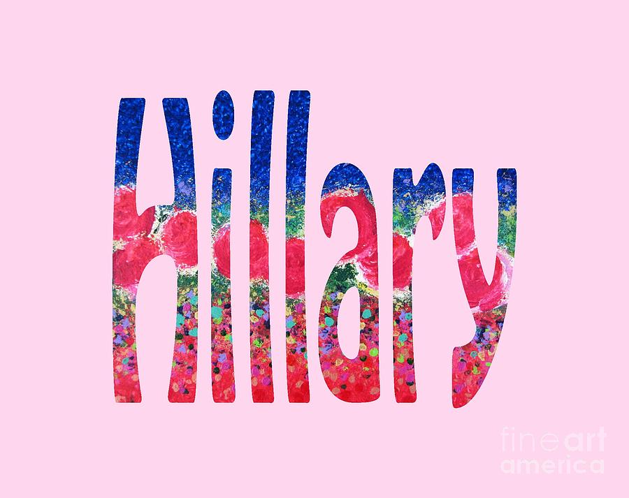 Hillary Digital Art by Corinne Carroll
