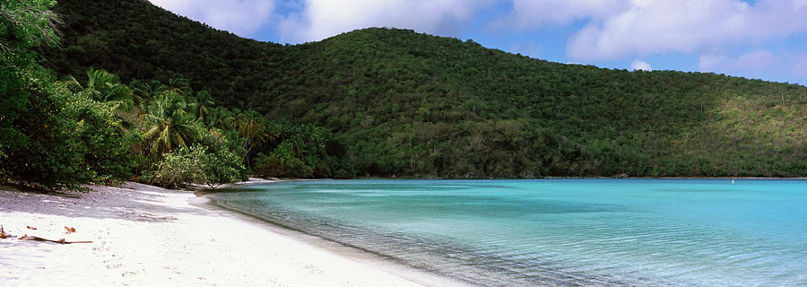 Hills On The Coast, Maho Bay, Virgin Photograph by Panoramic Images