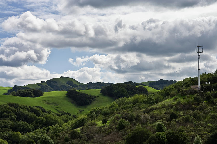 Hills With Clouds And Communication Photograph by Toddarbini
