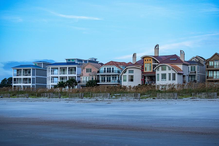 Hilton Head Beach Houses Photograph by Mary Ann Artz