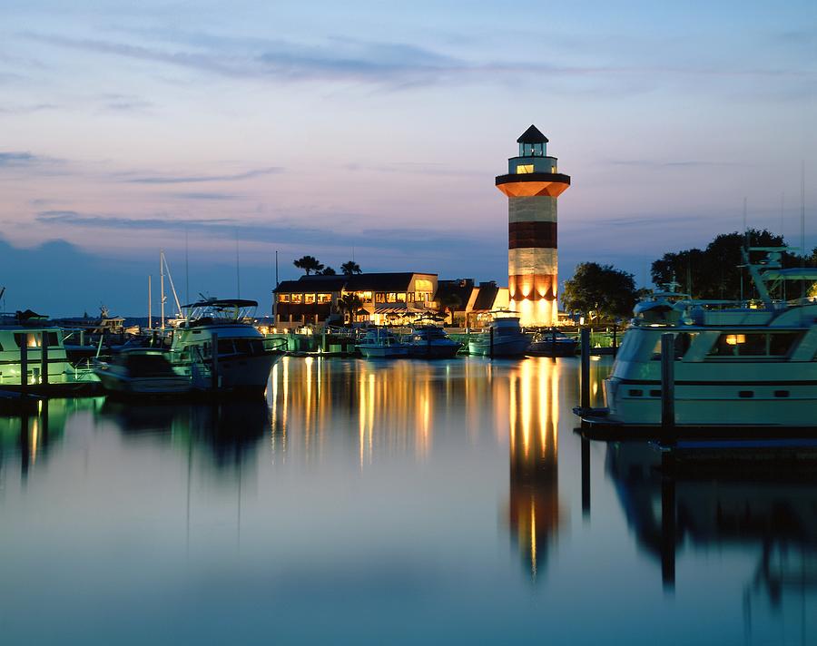 Hilton Head Lighthouse, South Carolina Digital Art by Fridmar Damm