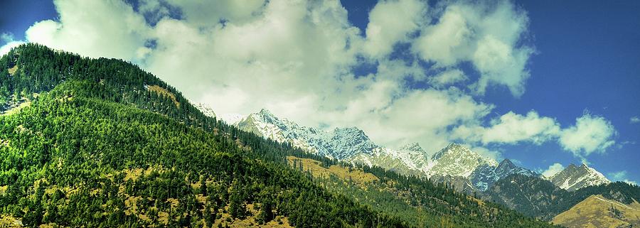 Himachal Tourism - Manali Panoramic View Photograph by Kartik Jasti Photography
