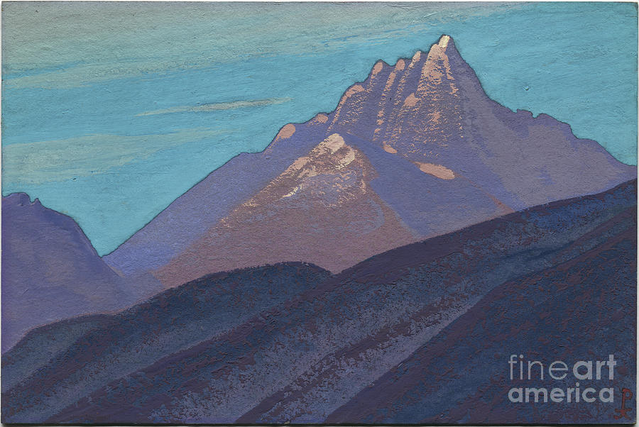 Himalayas, 1938 Painting by Nicholas Roerich