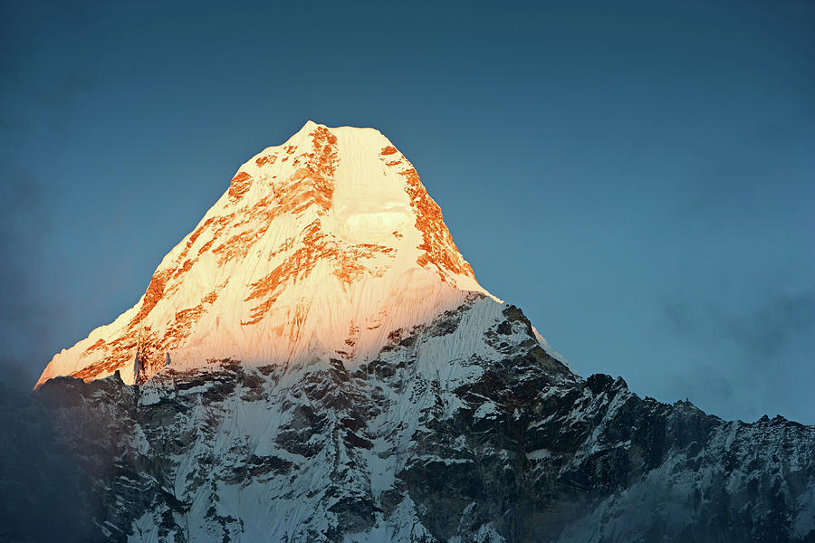 Himalayas Panorama - Mount Ama Dablam Photograph by Hadynyah
