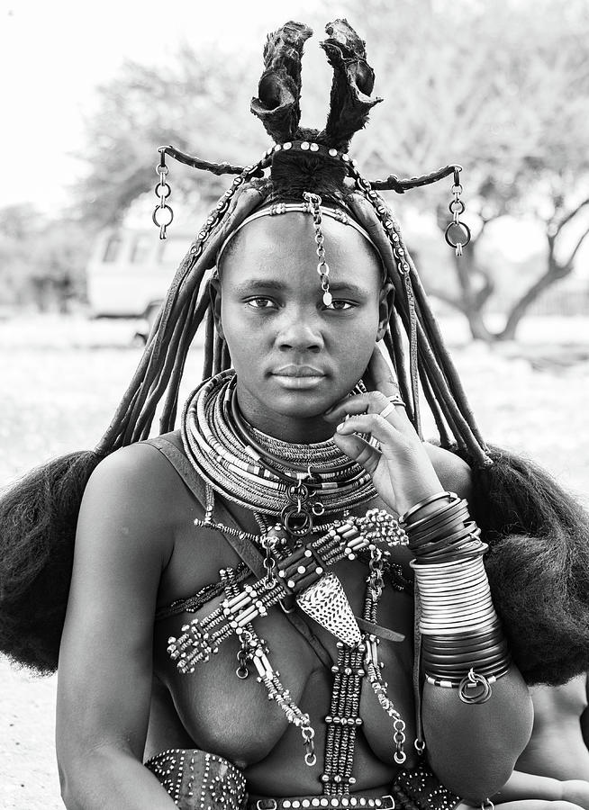 Himba Style Girl Photograph by Mache Del Campo