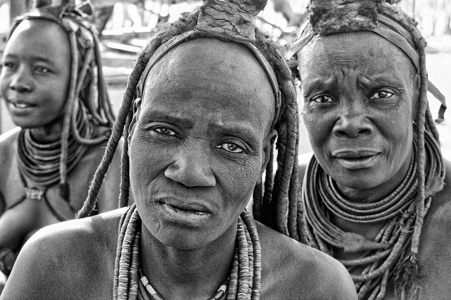 Women Photograph - Himba Women (namibia). by Joxe Inazio Kuesta Garmendia