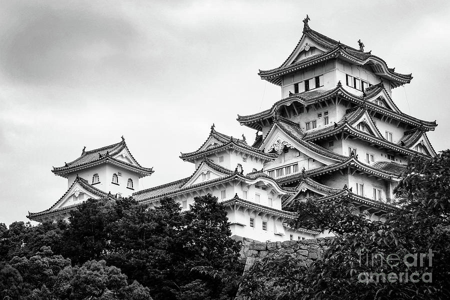Castle Photograph - Himeji castle, Japan by Delphimages Photo Creations