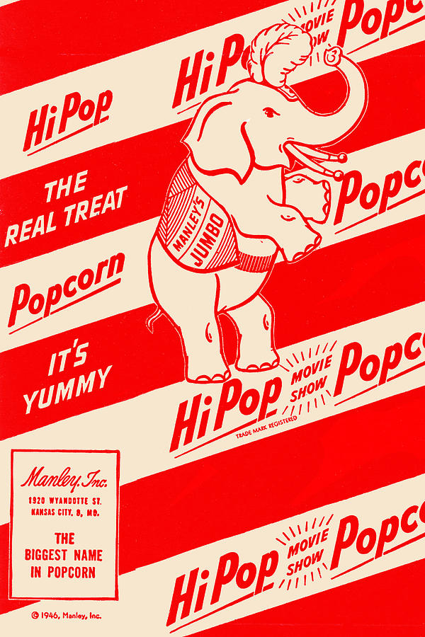 HiPop Movie Show Popcorn - The Real Treat Painting by Unknown