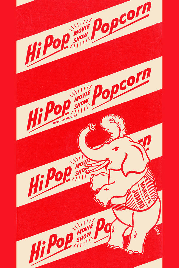 HiPop Movie Show Popcorn Painting by Unknown