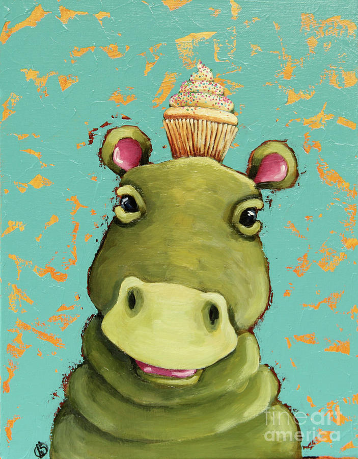 Hippo In Vanilla Photograph