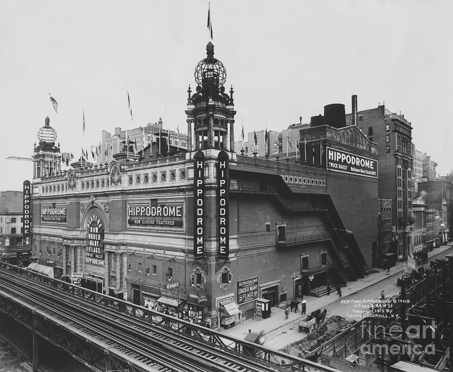 Hippodrome Theater In Manhattan Photograph by Bettmann
