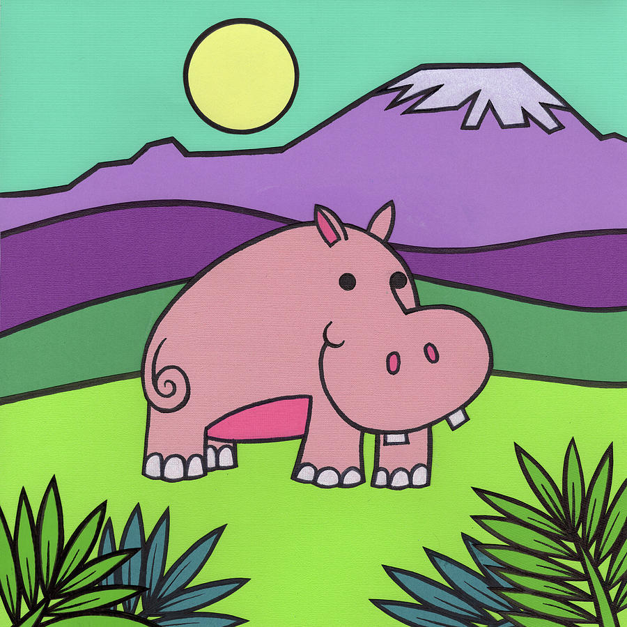 Hippopotamus Digital Art - Hippopotamus by Denny Driver