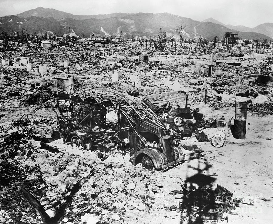 Hiroshima After Atomic Bombing Photograph by Bettmann