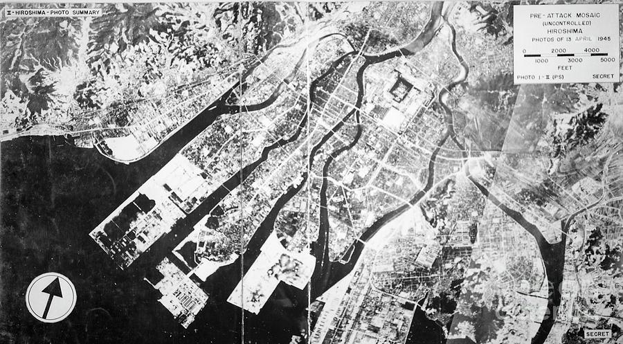 Hiroshima Before Atom Bomb Photograph by Us National Archives And Records Administration/science Photo Library
