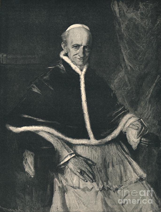 His Holiness Pope Leo Xiii Drawing by Print Collector - Fine Art America