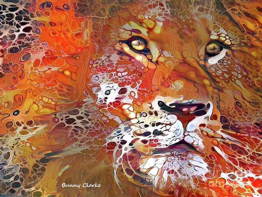 Wildlife Digital Art - His Royal Highness by Bunny Clarke