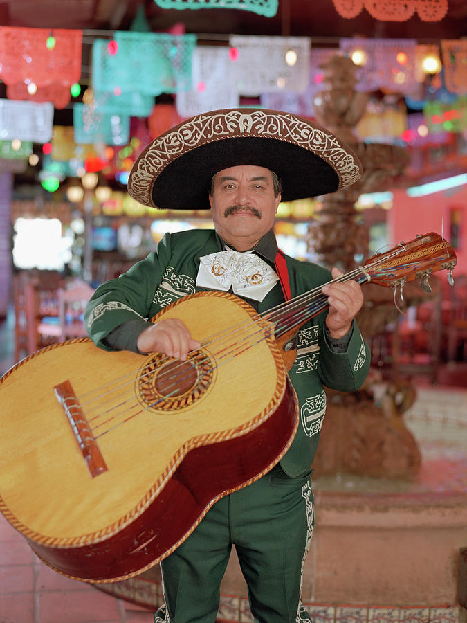 Hispanic Mariachi Musician Playing Photograph by Dreampictures | Fine ...