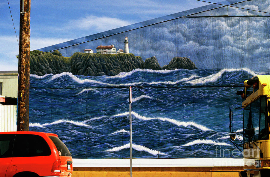 Historic Bay Front Painted Murals  Photograph by Jim Corwin