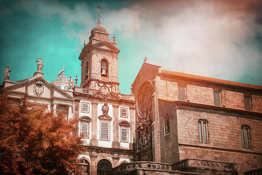 Historic Churches of Porto Portugal  Photograph by Carol Japp