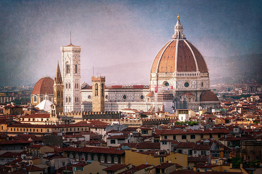 Historic Core Of Florence Italy Photograph