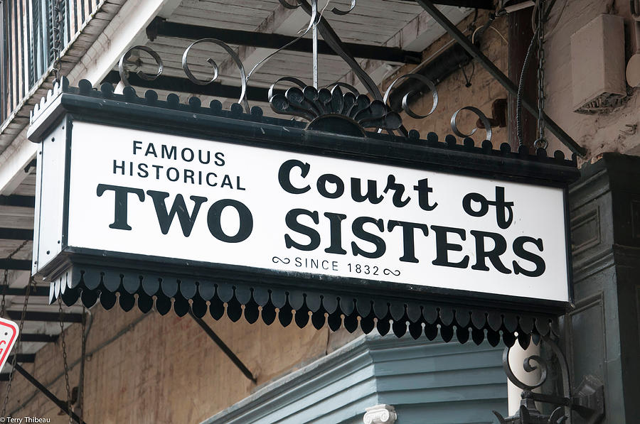Historic Court of Two Sisters Photograph by Terry Thibeau Fine Art