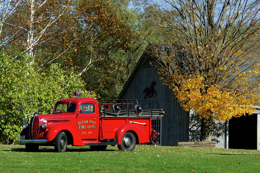 Historic Fire Truck Digital Art by Heeb Photos