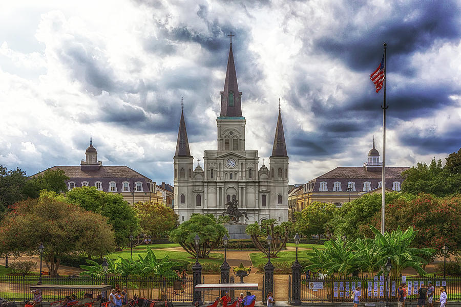 Historic Jackson Square Photograph by Susan Rissi Tregoning
