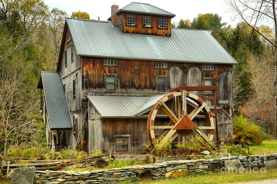 Historic Jeffersonville Grist Mill Photograph by Adam Jewell