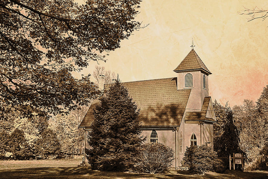 Historic Merryall Chapel, New Milford Ct Photograph
